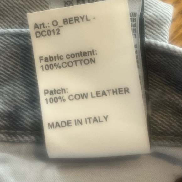 R13 Designer Boyfriend Jeans in Sunfade Mauve (Gray) Size 30 EUC Crop Italy - Picture 14 of 15